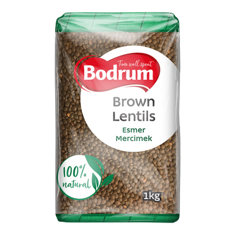 Bodrum Brown Lentils (Masoor) 1kg-London Grocery