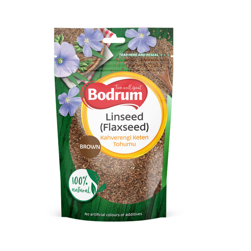 Bodrum Brown Linseed / Flaxseed (Keten Tohumu) 100gr-London Grocery