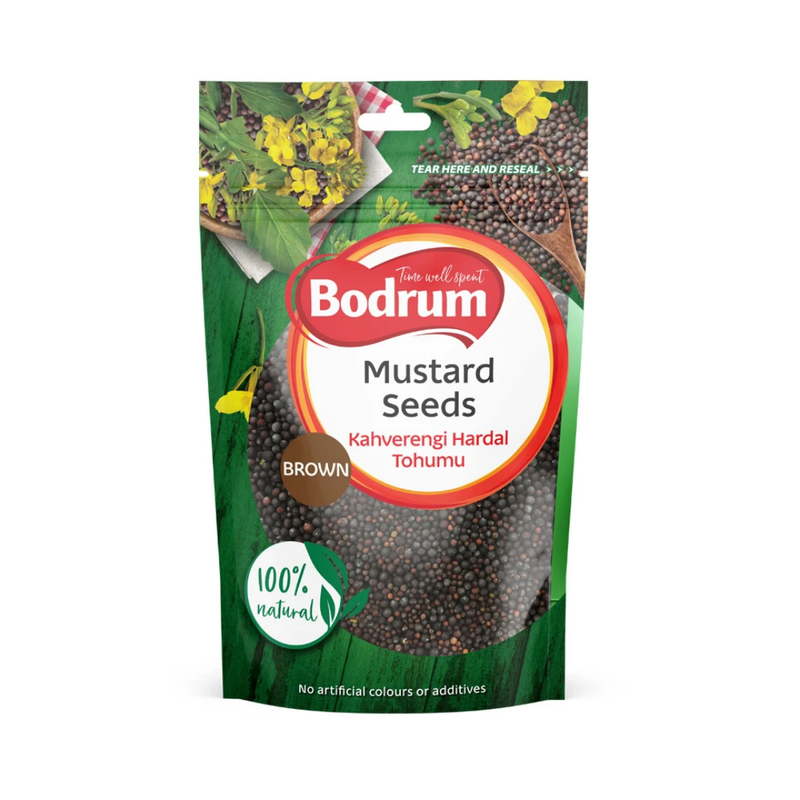 Bodrum Brown Mustard Seeds 100gr-London Grocery