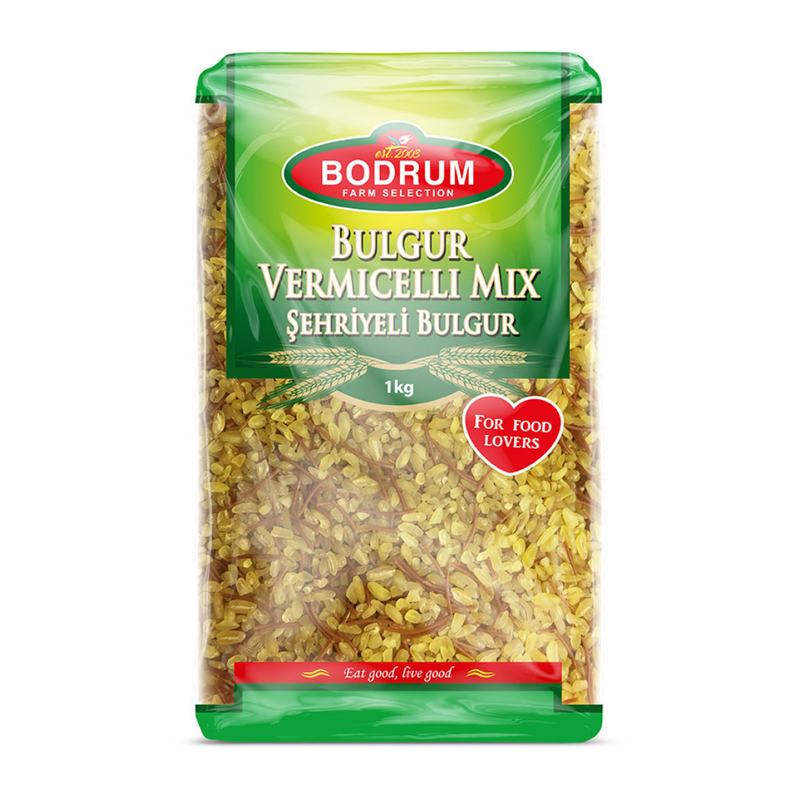 Bodrum Coarse Bulgur with Vermicelli 1kg-London Grocery