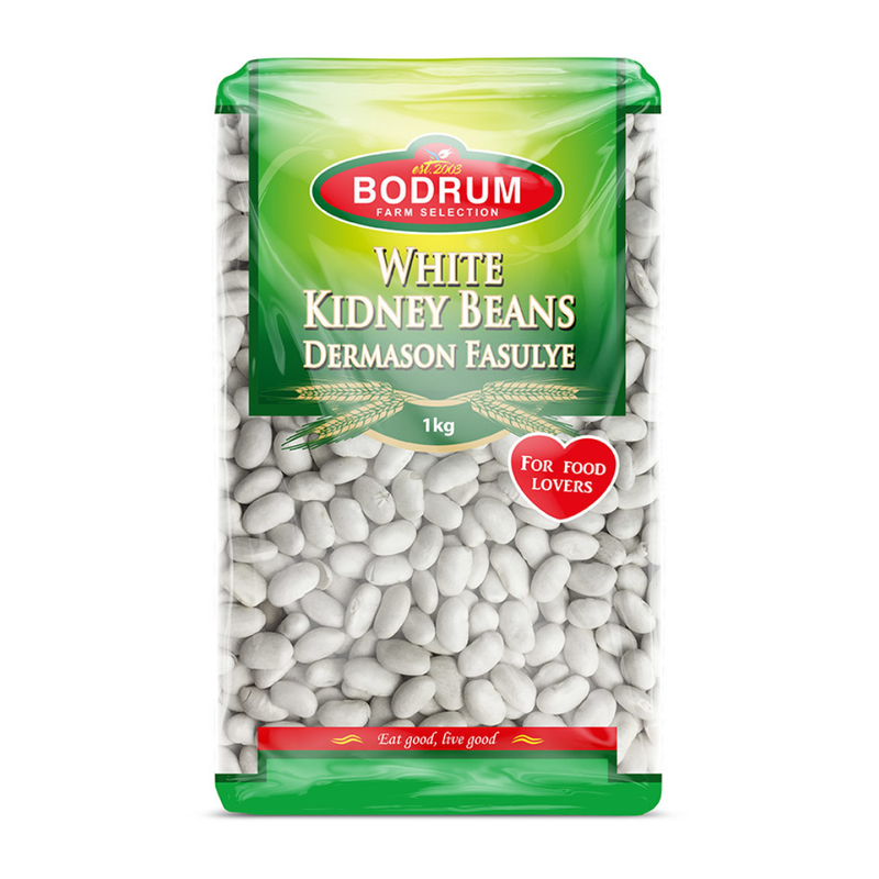 Bodrum White Kidney Beans (Dermason) 1kg-London Grocery