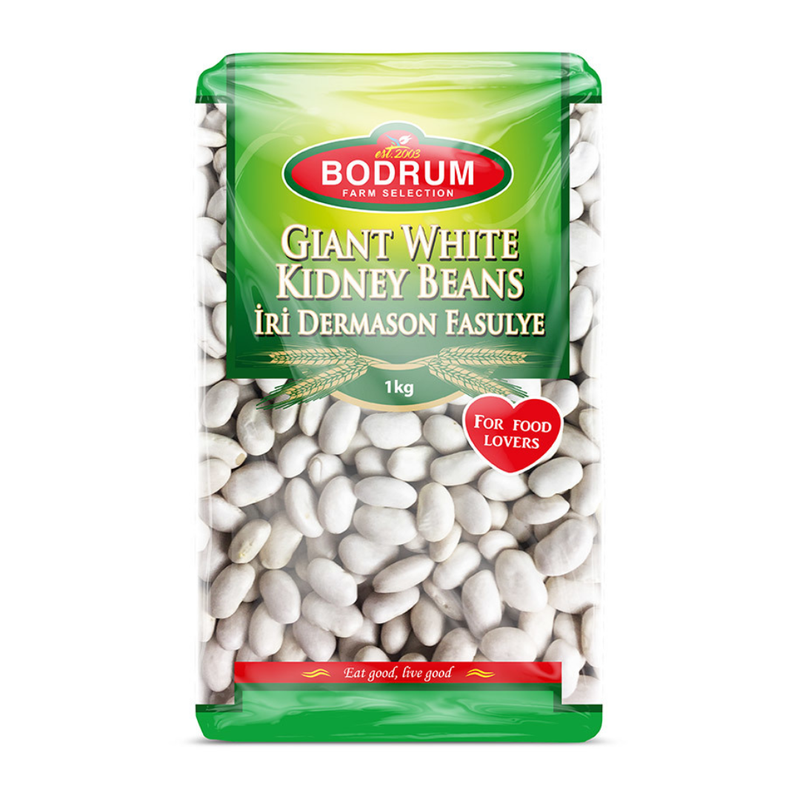 Bodrum Giant White Kidney Beans (Iri Dermason) 1kg-London Grocery