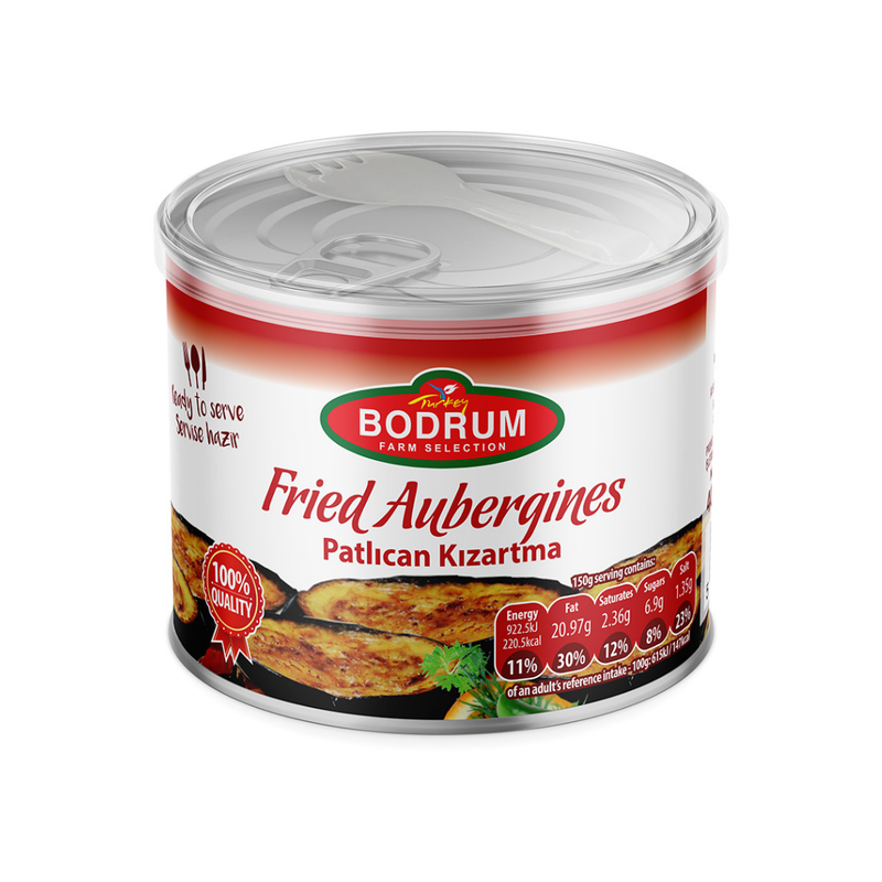 Bodrum Ready Meal – Fried Eggplant Slices 400gr-London Grocery