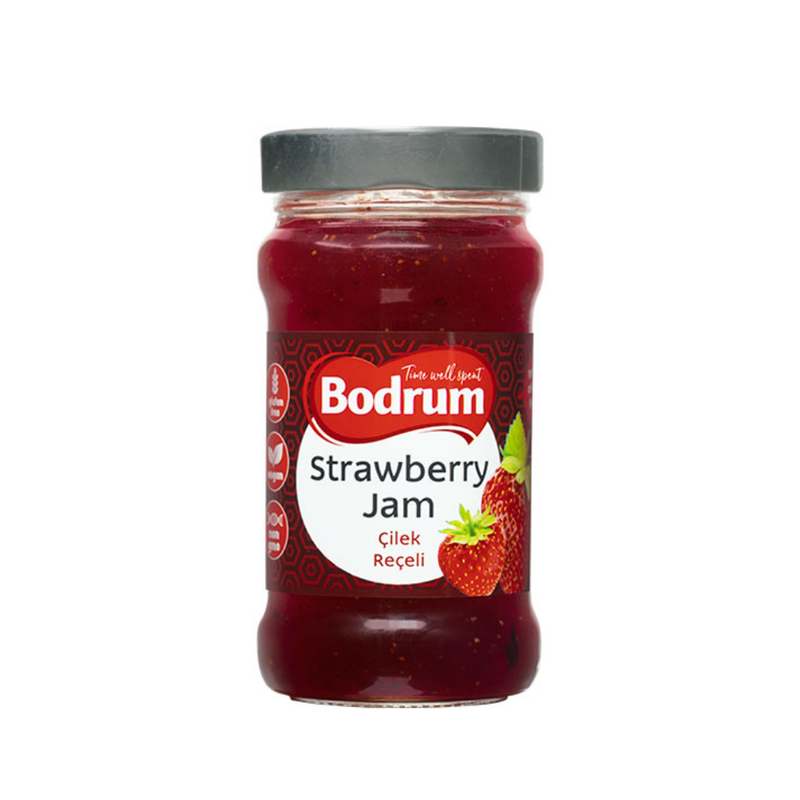 Bodrum Strawberry Jam 380gr-London Grocery