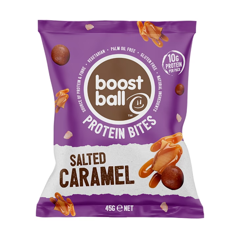 Boostball Protein Bites Salted Caramel 45g | London Grocery