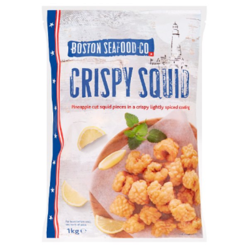 Boston Seafood Co Crispy Squid 1kg x 1 Pack | London Grocery