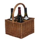 Double Steamed 4 Bottle Wine Carrier | London Grocery