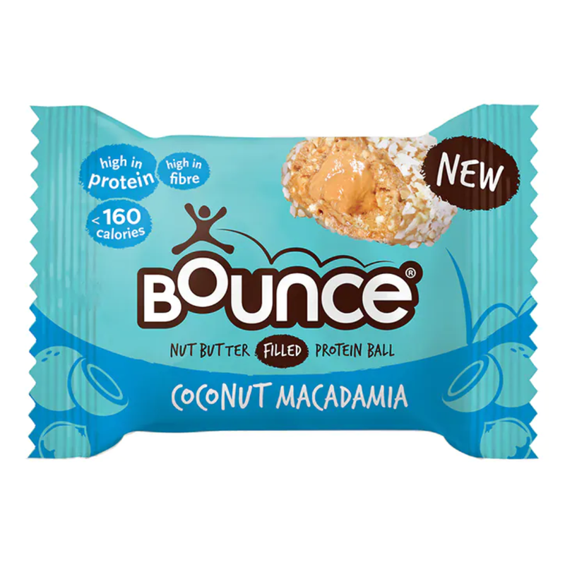 Bounce Coconut and Macadamia Filled Protein Ball 35g | London Grocery