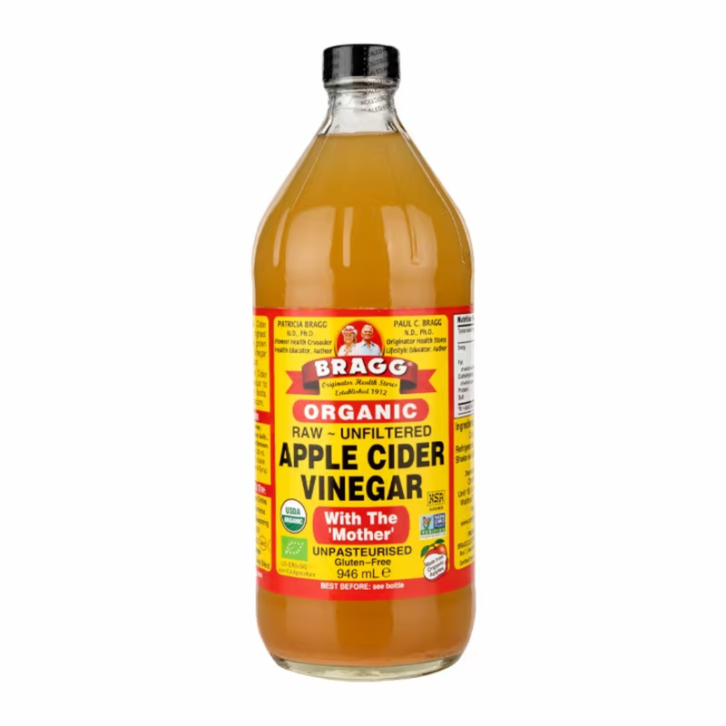 Bragg Organic Apple Cider Vinegar with The Mother 946ml | London Grocery