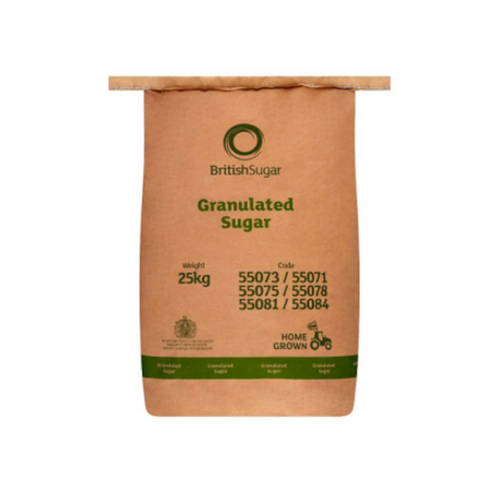 British Sugar Granulated Sugar 25kg - London Grocery