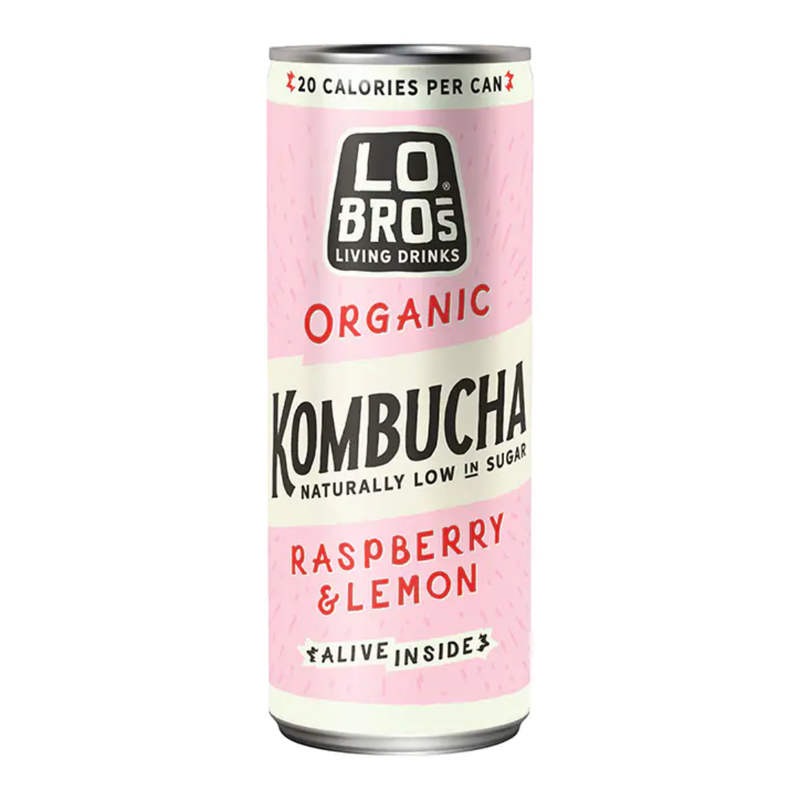 Lo Bros Raspberry Lemonade Kombucha 250ml | London Grocery