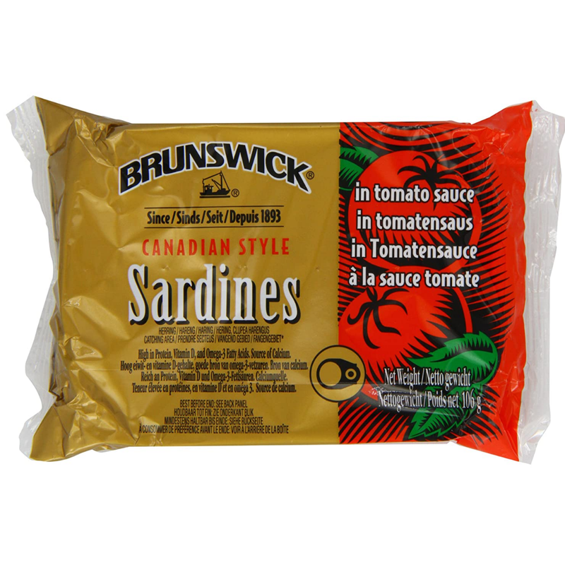 Brunswick Sardines in Tomato Sauce 12 x 106g | London Grocery