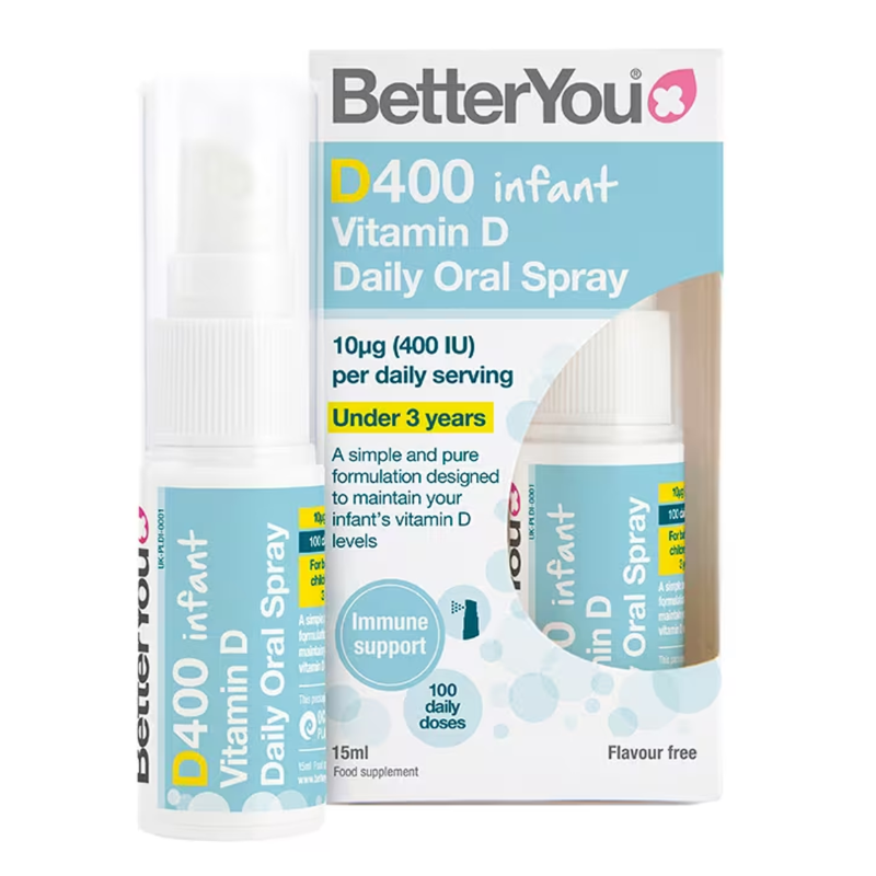 BetterYou D400 Infant Vitamin D Daily Oral Spray 15ml | London Grocery