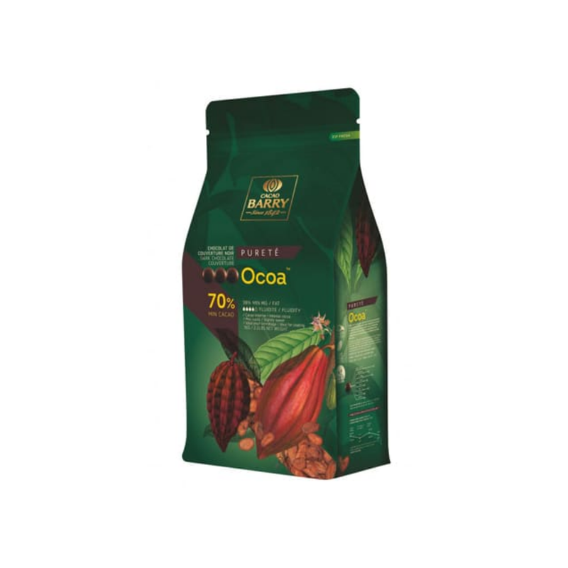 Cacao Barry Dark Choc Pistoles 70% 5kg - London Grocery