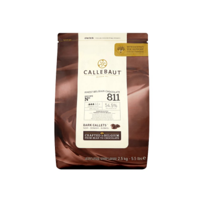 Callebaut Finest Belgian Chocolate Dark Callets 2.5kg - London Grocery