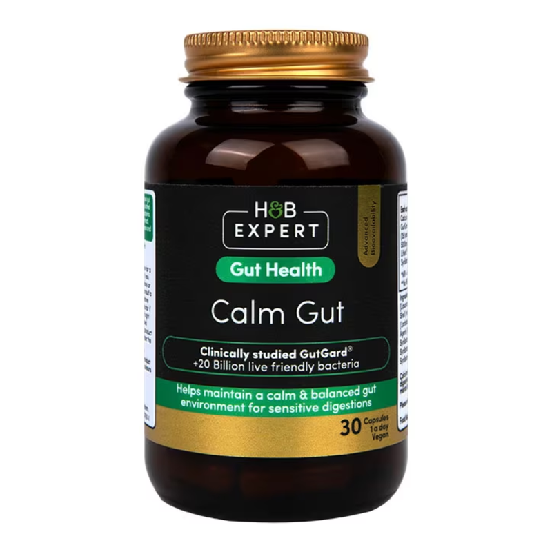 H&B Expert Calm Gut 30 Capsules | London Grocery