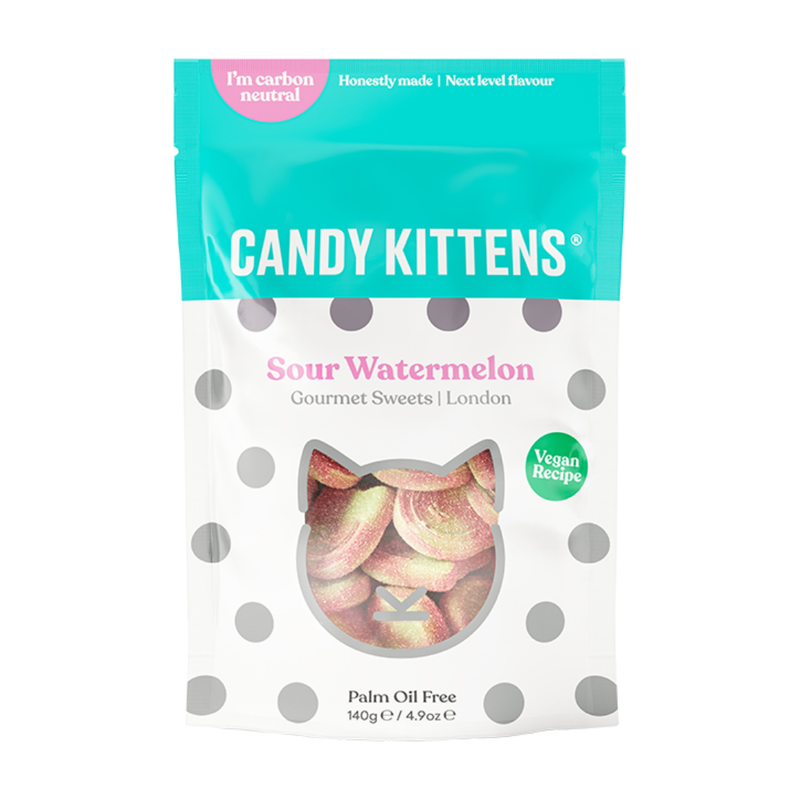 Candy Kittens Sour Watermelon 140g | London Grocery