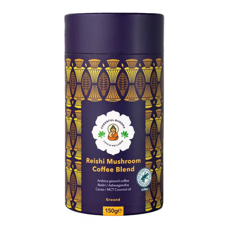 Cheerful Buddha Reishi Mushroom Coffee Blend 150g | London Grocery