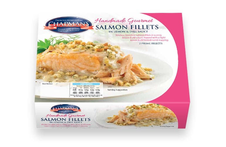Chapman's Salmon Fillets in Lemon & Dill Sauce 400g -London Grocery