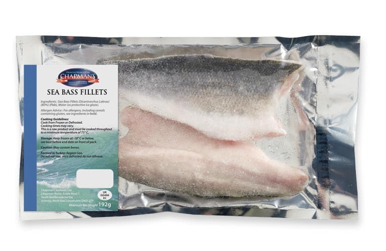 Chapman's Seabass Fillets 192g -London Grocery