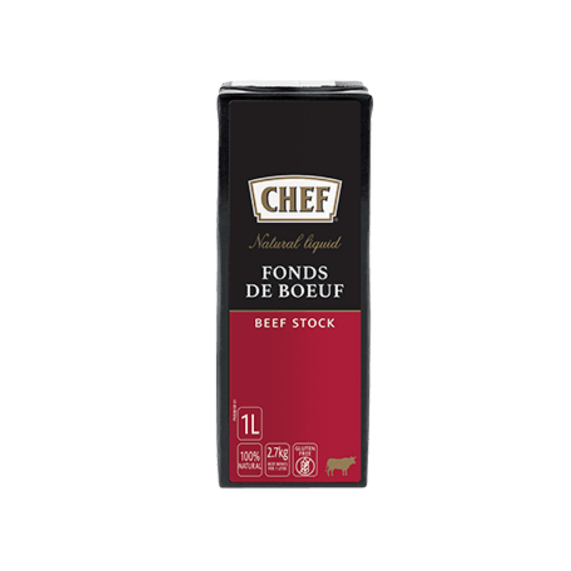 CHEFF All Natural Beef Stock 1Lt - London Grocery