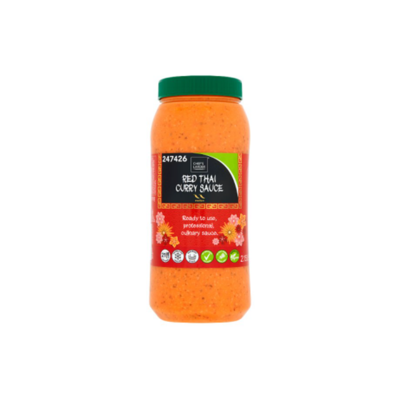 Chef's Larder Red Thai Curry Sauce 2.15L x 4 cases - London Grocery