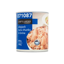 Chef's Larder Skipjack Tuna Chunks in Brine 800g x 6 cases - London Grocery