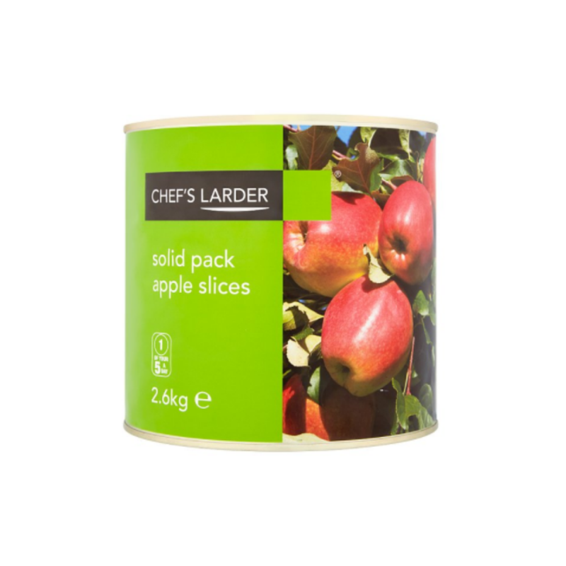Chef's Larder Solid Pack Apple Slices 2.6kg x 6 cases - London Grocery