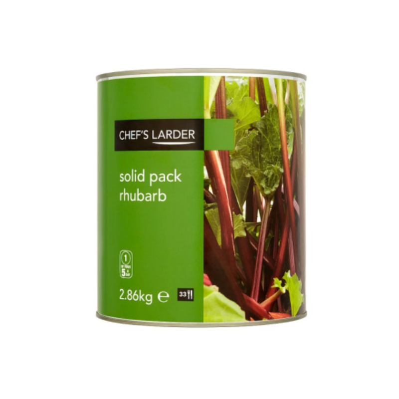 Chef's Larder Solid Pack Rhubarb 2.86kg x 6 cases - London Grocery