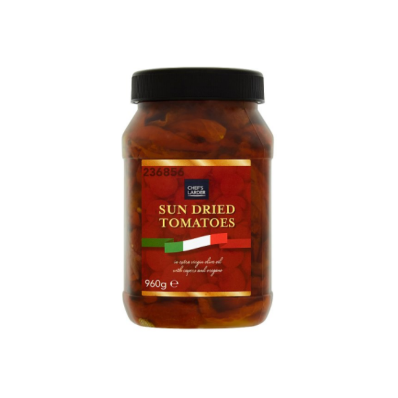 Chef's Larder Sun Dried Tomatoes in Extra Virgin Olive Oil 960g x 6 cases - London Grocery