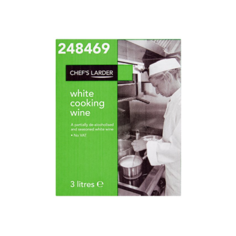 Chef's Larder White Cooking Wine 3 Litres x 4 cases - London Grocery