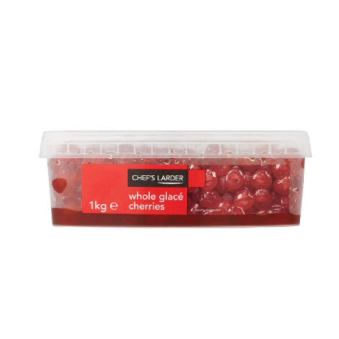 Chef's Larder Whole Glacé Cherries 1kg x 6 cases | London Grocery