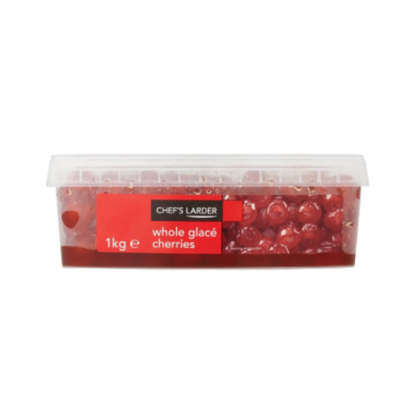 Chef's Larder Whole Glacé Cherries 1kg x 6 cases - London Grocery