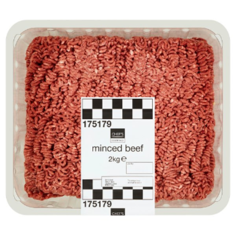 Chef's Essentials Minced Beef 2kg x 4 Packs | London Grocery