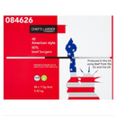 Chef's Larder 48 American Style 80% Beef Burgers 5.42kg x 1 Pack | London Grocery