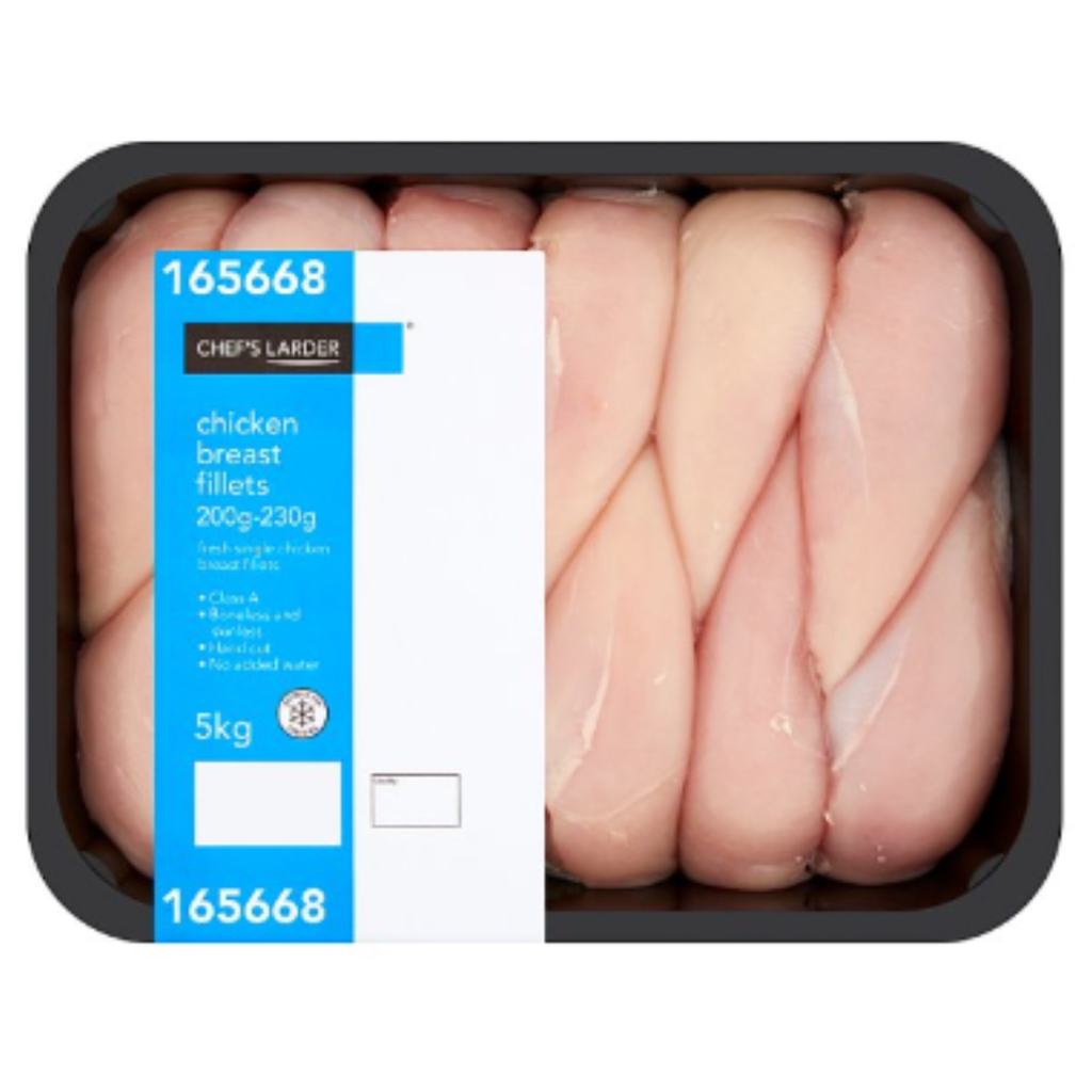 Ls Chicken Fillets Buy Chef's Larder Chicken Breast Fillets 200g-230g 5kg x 2 Packs ...