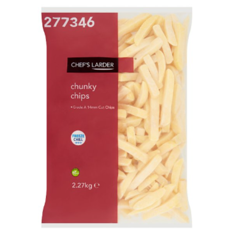 Buy Chef s Larder Chunky Chips 2 27kg X 1 Pack London Grocery Buy Chef s Larder Chunky Chips 2 27kg X 1 Pack London Grocery