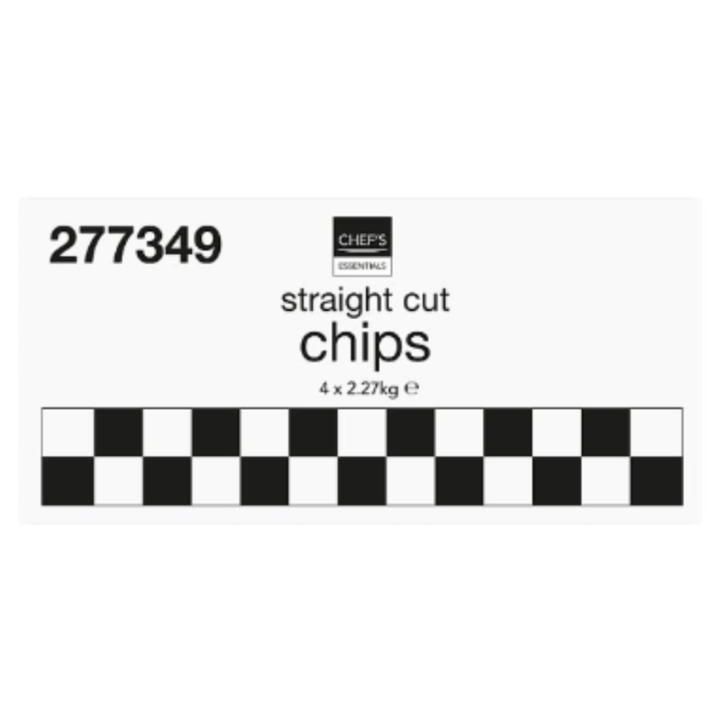 Chef's Essentials Straight Cut Chips 9kg x 1 Pack | London Grocery