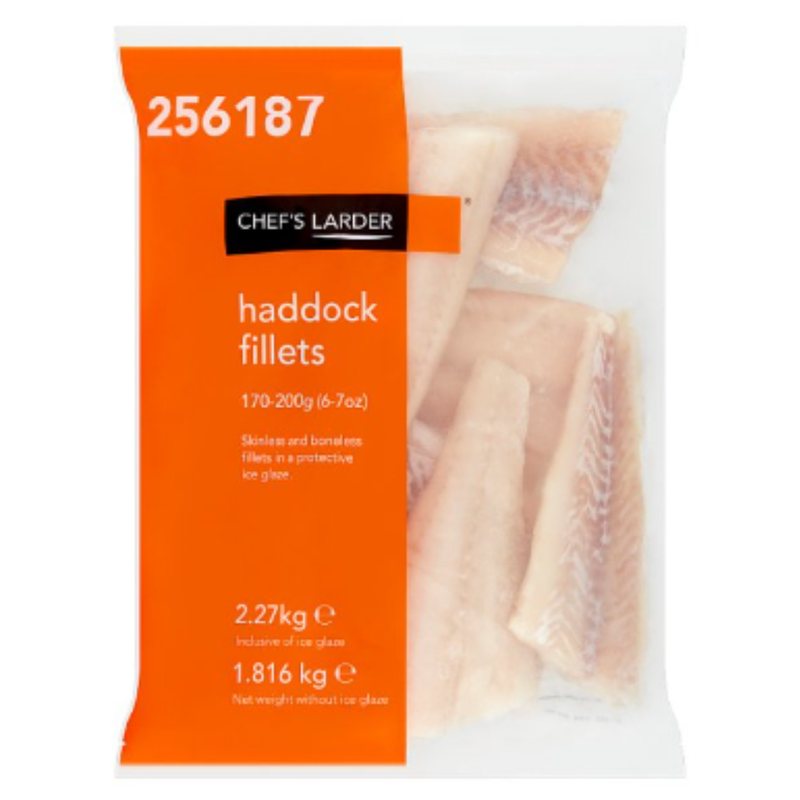 Chef's Larder Haddock Fillets 1.816 kg x 1 Pack | London Grocery