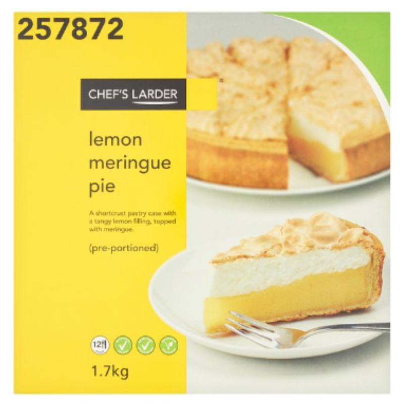 Chef's Larder Lemon Meringue Pie 1.7kg x 6 Packs | London Grocery