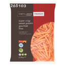 Chef's Larder Premium Super Crisp Sweet Potato Gourmet Fries 2.5kg x 4 Packs | London Grocery