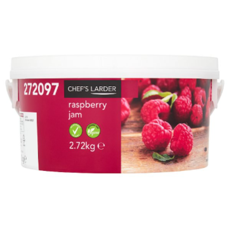 Chef's Larder Raspberry Jam 2720g x 1 - London Grocery