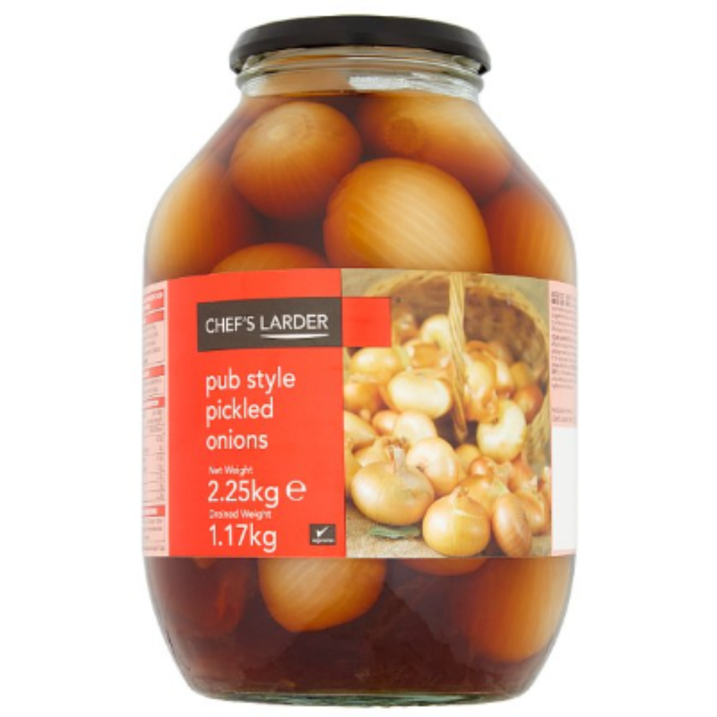 Chef's Larder Pub Style Pickled Onions 2250g x 1 - London Grocery
