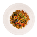 Chicken and Vegetables with Quinoa and Barley in Spicy Soy Sauce (Halal) | London Grocery