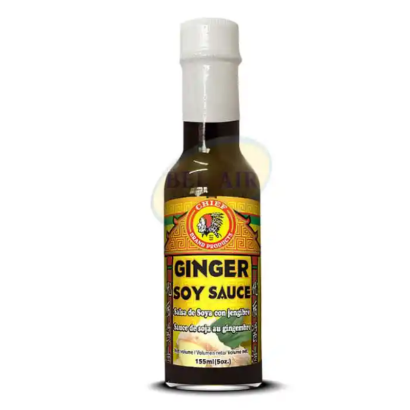 Chief Ginger Soy Sauce 12 x 155ml | London Grocery