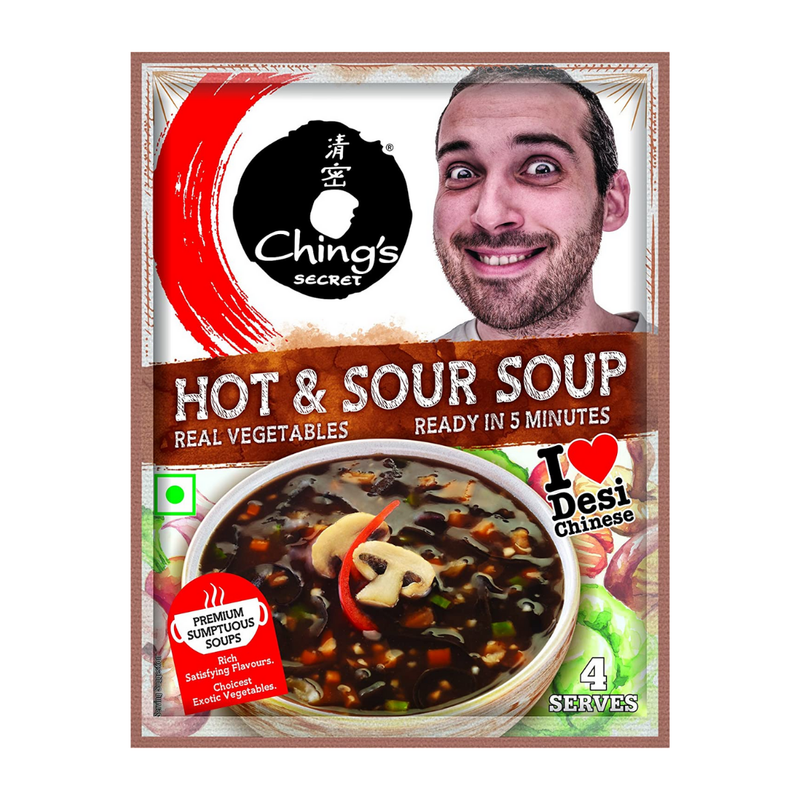 Ching's Hot & Sour Vegetable Soup 55gr-London Grocery