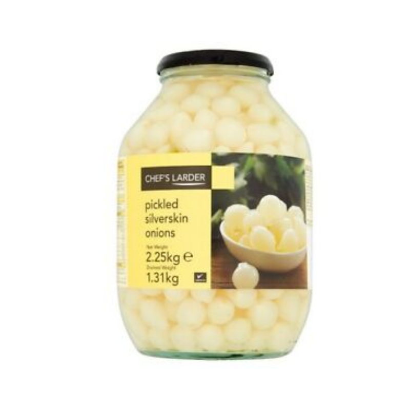 CL Pickled Silverskins Onions 2.25kg x 2 cases  - London Grocery