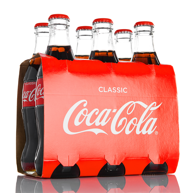 Coca Cola Classic 6 x 330 ml Glass Bottles - London Grocery