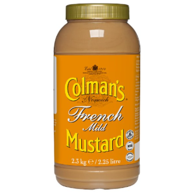 Colman's French Mild Mustard 2250g x 2 - London Grocery