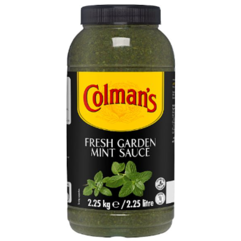 Colman's Fresh Garden Mint Sauce 2250g x 2 - London Grocery